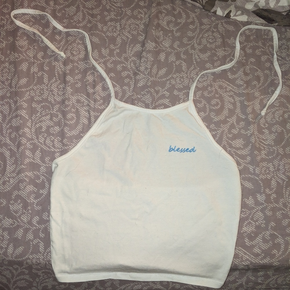 blessed halter top